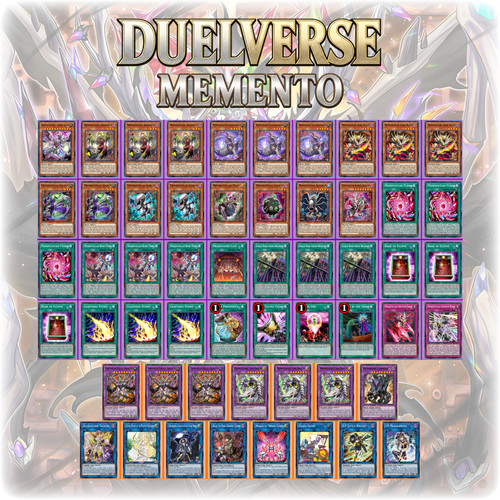Yugioh card mementodeck - yugioh,