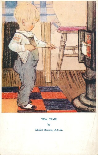 Drawn children caricature