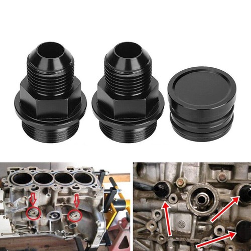 Rear block breather plug - block, and
