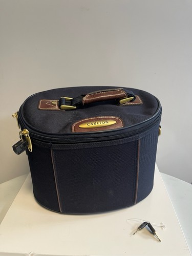 Carlton navy blue vanity case - vanity,