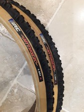 Pair IRC Mythos Amberwall 26" retro mountain bike tyres 26 x 1.95