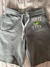 Hollister Men's Grey Sweat Shorts Size Medium Excellent Condition
