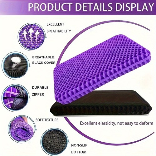 Orthopaedic gel seat cushion - gel,