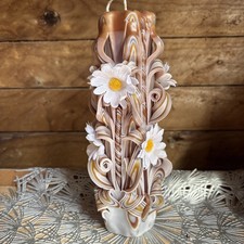 Beautiful Hand Carved Candle