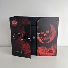 Gears Of War Xbox 360 Slim 3D Armored Gaming Case Vault NEW Box Damaged