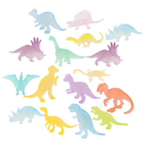 16pcs small luminous dinosaur - 16pcs,