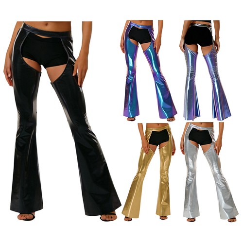 Women flared pants bottom - women,