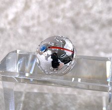 Alfred Dunhill Cufflinks  Limited Edition G.M.T Silver Globe Ball