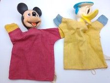 Vintage Disney Hand Puppets By Semco