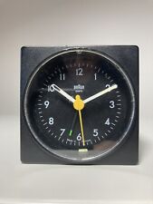 Vintage Braun AB1 Type 4746 alarm clock black Dietrich Lubs Dieter Rams 80s