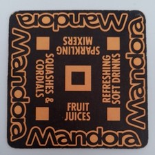 Mansfield Brewery Mandora Mix It... Barr Soft Drinks Vintage Beer Mat