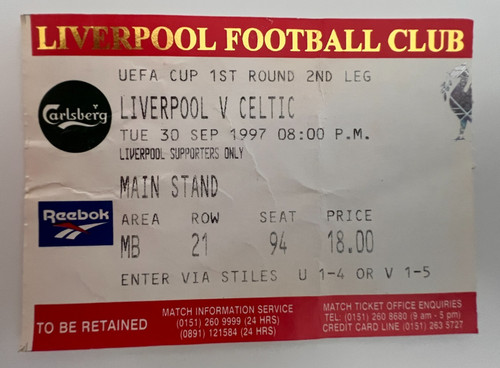 Liverpool celtic 1997 - celtic,