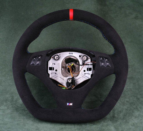 Oem bmw steering wheel - steering, flat