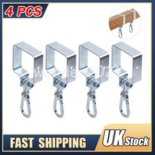4X SWING HOOKS HANGERS GALVANISED FOR 90x90MM SQUARE CLIMBING FRAME WOODEN BEAM-