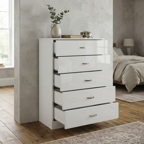 Chilton high gloss drawer - gloss, 5