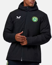Ireland Men's Jacket Castore Football Players Bench Coat - New