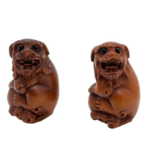 Ojime netsuke foo dog - 2,