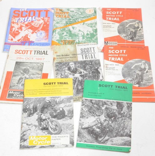 Vintage scott trial motorcycle - scott,