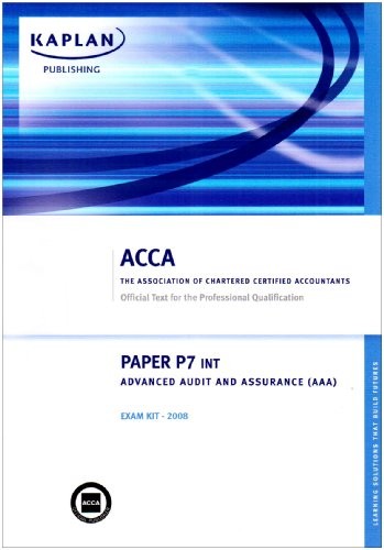 Advanced audit and - p7,