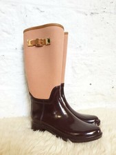 Ladies Ted Baker Brown Riding Style Wellies UK Size 7 EU 41