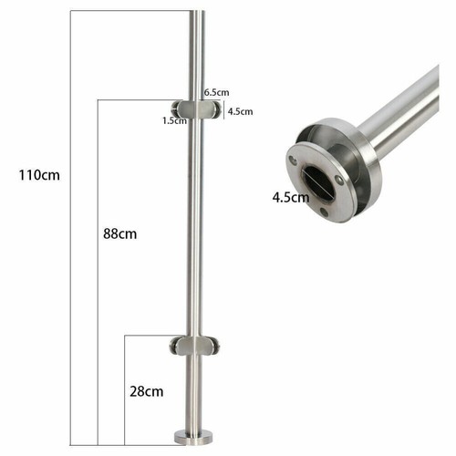Stainless steel balustrade - stainless,