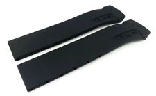 21mm Black Rubber Silicone Strap Band fit TISSOT T-RACE Sport Watch Clasp Buckle