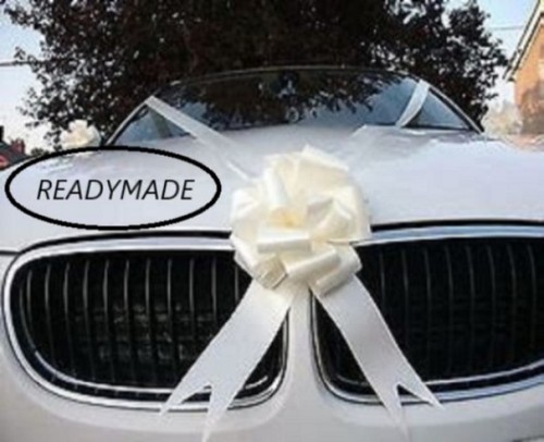 Readymade ivory wedding car - ivory,