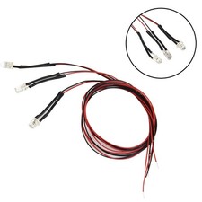3× flicker LED 3mm each 1x