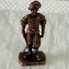 1x Vintage 1990's Ferrero Kinder Surprise Egg Metal Toy - Soldiers - Swiss Guard