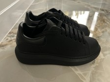Alexander McQueen Unisex Trainers Black Size UK 7