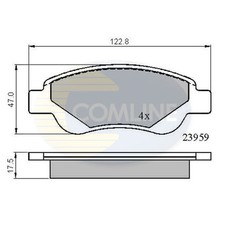 Brake Pads Set For Toyota Aygo