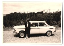 2 photographs car NSU TT