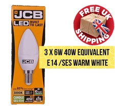 3 x JCB LED E14 SES Bulbs 6W