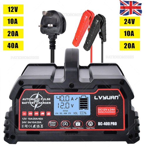 40a 12v 24v battery - 40a,