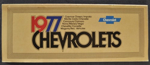 1977 chevrolet brochure camaro - 1977,