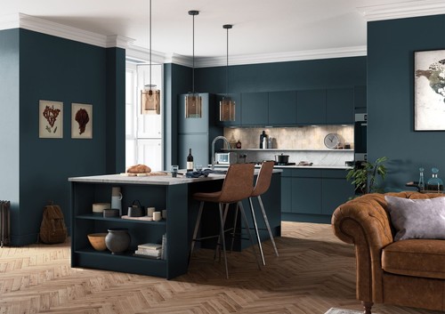 Strada matte marine - matte, kitchen