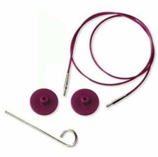 KnitPro Purple Interchangeable Cable Circular Knitting Needles Various Lengths