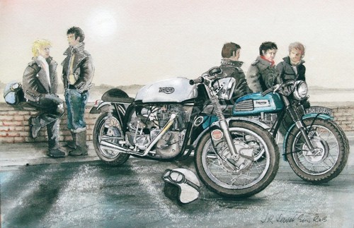 Triton cafe racer - cafe, classic