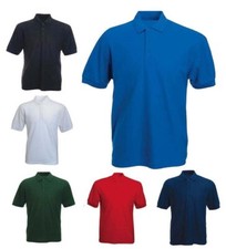 Mens Cotton Rich Polo T Shirt