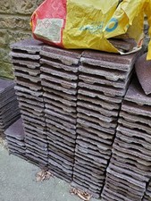 Redland Flat Roofing Tiles - Joblot Of Approximately 450+ Tiles. 16.5cm x 27cm 