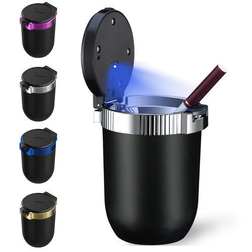 Smokeless car ashtray - car, lid