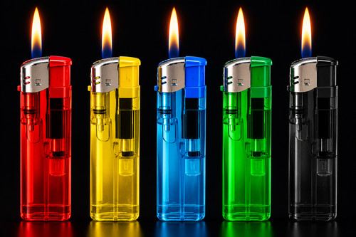 Neon disposable gas flame - neon,