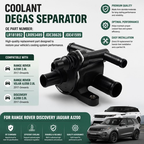 Coolant degas separator for - degas,