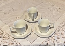 Johnson Brothers Heritage Set of 3 Tiny Coffee Cups & Saucers