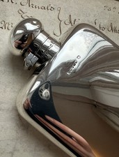 Solid Silver Hip Flask -