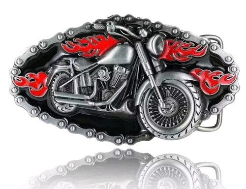 Belt buckle motorbike biker - ,