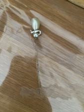 Vintage Pearl &  Gold Tone Hat Pin
