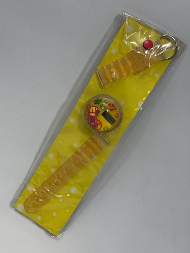Bubble watch yellow - watch, flower