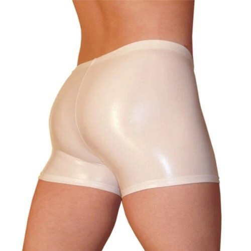 Handmade latex boxer panties - latex,