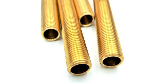 Brass m10 threaded - brass, tube